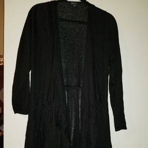 Torrid drape front sweater pointelle knit